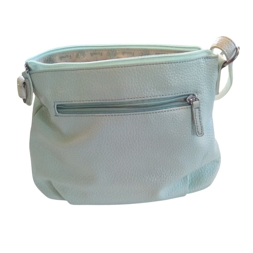 Fiorelli Crossbody Vegan Leather Mint Green Adjustable Strap Travel Casual Bag - Picture 5 of 8